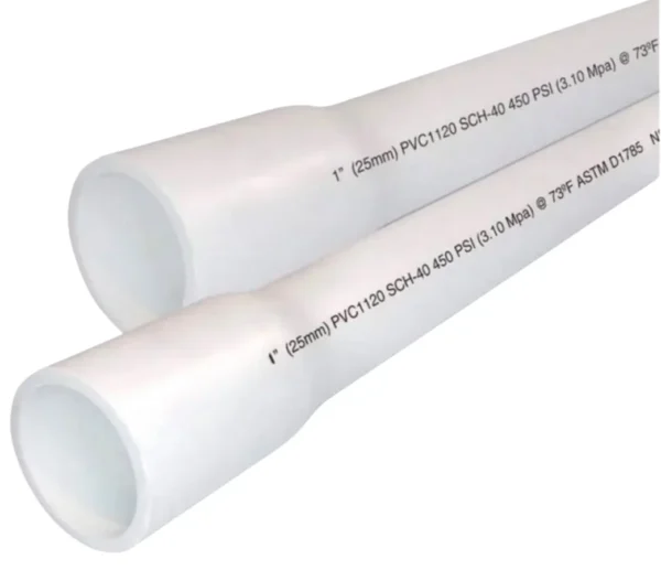 Tubo PVC Conduit C-40 1"x3 ML